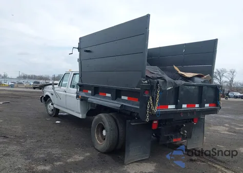 1992 Ford F350 из США, поврежденный, VIN 2FTJW35MXNCA46841